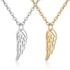 100% Stainless Steel Angle Wing Charm Necklace Never Tarnished Charmed Necklace Fashion Jewelry Neck laces Birthday Gift