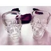 Crystal Skull Head Vodka Wine Shot Glass Drink Cup 80ml Skeleton Piraat Vaccum Bier Glazen Mok