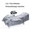 Pressothérapie 3 en 1 amincissant le draniage lymphatique infrarouge lointain chauffant stimulateur musculaire à basse fréquence couverture ems sauna machine à micro-courant