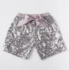 Bébé Paillettes Shorts Pantalons D'été Filles Glitter Bling Dance Party Shorts Paillettes Costume Glow Bowknot Shorts Mode Boutique Pantalon A2250