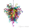 Lampes artistiques Lustre en verre soufflé multicolore Style Home Decor Modernm Pendant Light