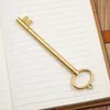 REATIVE Golden Key Neutro Caneta Kawaii Stationery Canetas Material Plástico Escola Escola Suprimentos Papelaria Crianças Presentes