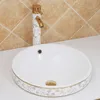 Çin tarzı lavabo ince seramik banyo lavabo banyo lavabo lavabo seramik yuvarlak