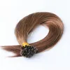 VMAe 613 60 Blondin Singel Drawn Högkvalitativ 50g 1g / Strand StraightPrebonded Virgin Russian U Tips Human Hair Extensions