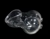 2019 Silicone testicolo Pouch Squeezer testicolo sacco del sacchetto scroto Bondage Gear Bag erezione Enhancer Black Clear Colore del nuovo di disegno del giocattolo del sesso libero