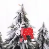 Ornements d'arbre de Noël pendentif suspendu en bois peint pendentif d'élan décoration de fête de Noël pendentifs de cerf décorations de Noël KDJK1910
