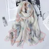 Großhandels-Schals für Frauen, leichter Druck, Blumenmuster, Schal, modische Schals, Sonnenschutz-Tücher, Damen-Luxus-Designer-Schals
