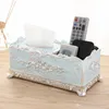 Acrylic Tissue Box Paper Rack Office Table Accessories Home Office KTV el Car Facial Case Holder ML001295h