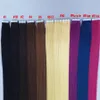 24 Inch 100Gram 40Pcs Seamless Tape in Remy Human Hair Extensions Platinum Blonde Color #60 Straight Real Human Hair Extensions Tape in Hair