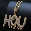 s Collier de nom personnalisé pour hommes femmes de luxe créatrice de bricolage noms de lettres glacés pendentifs mode colliers hip hop bijoux cadeaux7875724