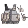 Спортивный спортивный тактический жилет Molle Airsoft Gear Molle Mud Carrier Camouflage Combat Assault Grate No06-013