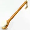 Nanofibers Massage Bath Brush Bamboo Long Handle Bath Brush Back Brush Super Soft Microfiber Shower Brushes3849064