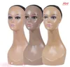 PE-B Female Head Plastic Mannequin Head For Wigs Hat Jewelry Display 3Colors Available270B