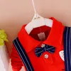 Set di abbigliamento per ragazzi set di giardleman forma primaverile 2 pezzi per bambini abiti da bambino cotone set di set di set 4906246