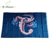 MiLB Jacksonville Jumbo Shrimp Flag 3 * 5ft (90cm * 150cm) Banner in poliestere decorazione casa volante giardino Regali festivi