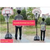 Support de basket-ball pour enfants, panneau de basket-ball Portable, hauteur réglable avec ensemble de gonfleurs, Sports d'intérieur pour garçons, article 4769285