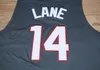 Ohio State Buckeyes College #14 Joey Lane Basketball Jersey Mens ed Custom Number Gray Jerseys