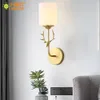 E27 LED BULBMODERN INDOOR WALL LAMP ANTLER LED WALL LIGHT BLACK GOLDEN GLASS LIGHT for Bedroom Living Room2645