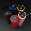 Högkvalitativ affärsgåva för vänner BPA Gratis temperaturvisning Vattenflaska Ny design Smart Touch Switch Vakuumkolv