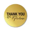 Round Gold "THANK YOU for your purchase" Stickers seal labels 500 Labels stickers scrapbooking for Package stationery sticker