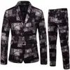 2020 Nieuwe herenmodepak tweedelig casual pak Fashion Men Blazer Mens Suits met broek