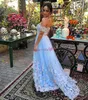 Applications de papillon 3D Robes de réception de mariage hors de l'épaule Aline Robe formelle personnalisée Faire du sol en tulle Party G4626902