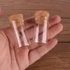 100pcs 6ml size 22*40mm Small Test Tube with Cork Stopper Bottles Spice Container Jars Vials DIY Craft