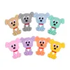 New Silicone Puppy Dog Teethers BPA Free FDA Silicone Teething Gifts Toddlers Infant Chewable Toys Pacifier Pendant