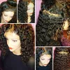 Hot 360 Lace Wigs human Pre Plucked hd full Frontal Wig Curly Brazilian Virgin remy for Black Women diva1 150%density