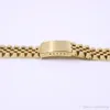 19 20 22mm Gold Two tone Hollow Curved End Solid Screw Links 316L Steel Replacement Watch Band Strap Old Style Jubilee Bracelet3168702