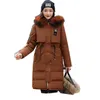卸売 - 長い服の女性の女性のダウンコートジャケットカメルウールのジャケットブランド綿の緩い防水女性