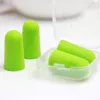 Livre forma de envio bala Foam Sponge Earplug Orelha Noise Ligue Keeper Protector viagem do sono Redutor LX6718