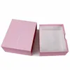 Custom Logo Printed Fancy Pink small packaging sliding drawer box