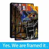 Jean-Michel Basquiat Graffiti Paintings "Canvas Art Print Wall Pictures Living Room Bedroom Home Dector  - ハングする準備ができて - 額入り