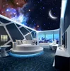 Anpassad Alla Storlek Foto Dreamy Starry Moon 3D-tak 3d Tak Moon Murals Bakgrund