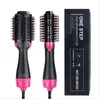 One-Step Hair Dryer & Volumizer Salon Hot Air Paddle Styling Brush Negative Ion Generator Hair Straightener Curler DHL