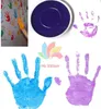 Large Round coloring box DIY Ink Pad Stamp Finger Draw Painting Graffiti For Kids Children Creativity Imagination Education toy Wholesale