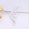 50PCS WeddingBridal Shower Favors Thème Symphony Silver Solid Metal Music Note Ouvre-bouteille avec boîte-cadeau élégante Emballage Bar Party Supplies