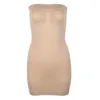 Casual Dresses Feeshow Women Strapless Control Slip Full Body Shaper Shapewear Seamless Mini Dress Fashion Women's Sheant Slim Fit Dres