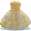 Abito da bambina estivo 2019 Abito da battesimo bianco in pizzo per ragazze Abbigliamento per bambini da sposa per la festa di compleanno del primo anno