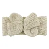 11 color Baby Knitting Wool Win Bows Opaska na głowę Baby Girl Head Bands Designer Designer Projektantka Girl Hair Akcesoria Hairban9510439