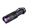 3 W Q5 UV-Licht-Taschenlampe, violette Lichter, 395–410 nm, UV-Blitz, Taschenlampe, tragbare Schwarzlicht-Laterne, Linternas, Geldfleckendetektor