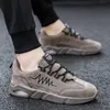 calzados informales de los zapatos del diseñador de moda de las mujeres para hombre plaform Cojines Negro Blanco Marrón cuero zapatillas deportivas de marca hecha en casa Made in China 39-44