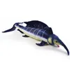 simulation voilier en peluche poupée réaliste animaux de la mer poupée oreiller cadeau d'anniversaire créatif aquarium déco souvenirs 112x40cm DY50832