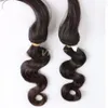 Tresses brésiliennes Virgin Body Wave dans les tissages faisceaux de cheveux humains extensions en gros