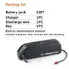 Batteries avec prise USB 5 V et interrupteur d'alimentation batterie de vélo électrique 48 V 17AH circulation profonde 18650 pour moteur 650 W à 1000 W DC