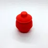 Le plus récent joint en silicone magasin pot pilule cas boîte à herbes bouteille d'huile de cire portable couverture de conception innovante pour fumer outil accessoires gâteau chaud DHL