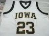 Özel Erkekler Gençlik kadınlar # 23 Roy Mermer Iowa Indians Koleji Basketbol Jersey Boyut veya özel herhangi bir ad veya numara formayı-4XL S