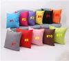 Cushion Cover 45x45cm S Pure Color Square Pillow Cover For Home Chair Sofa Office Bedroom Decor Modern 11 Style Pillowcase Free Shipping