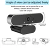 1080P Webcam met Microfoon 60FPS Webcams Autofocus Streaming HD USB Computer Webcamera voor PC Laptop Desktop Video A870